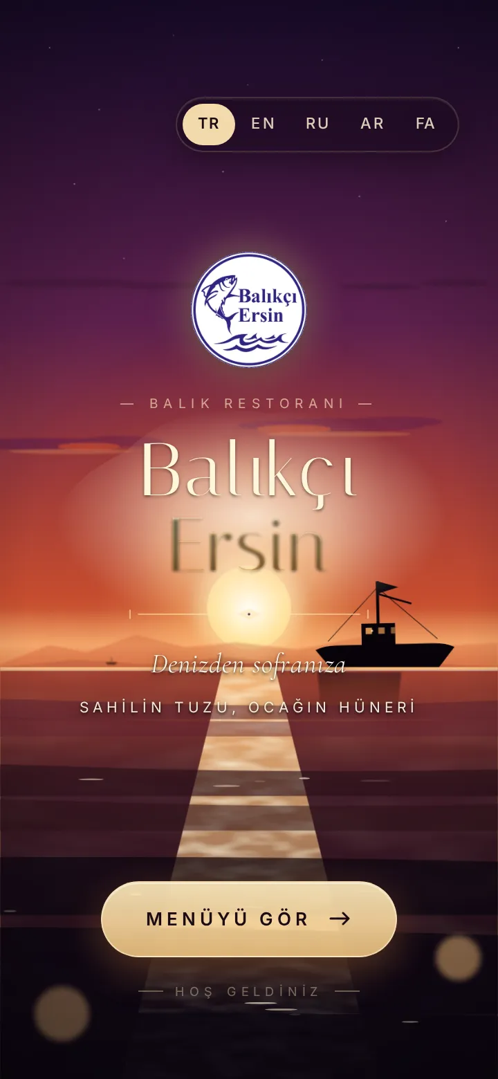 Balıkçı Ersin menü önizleme