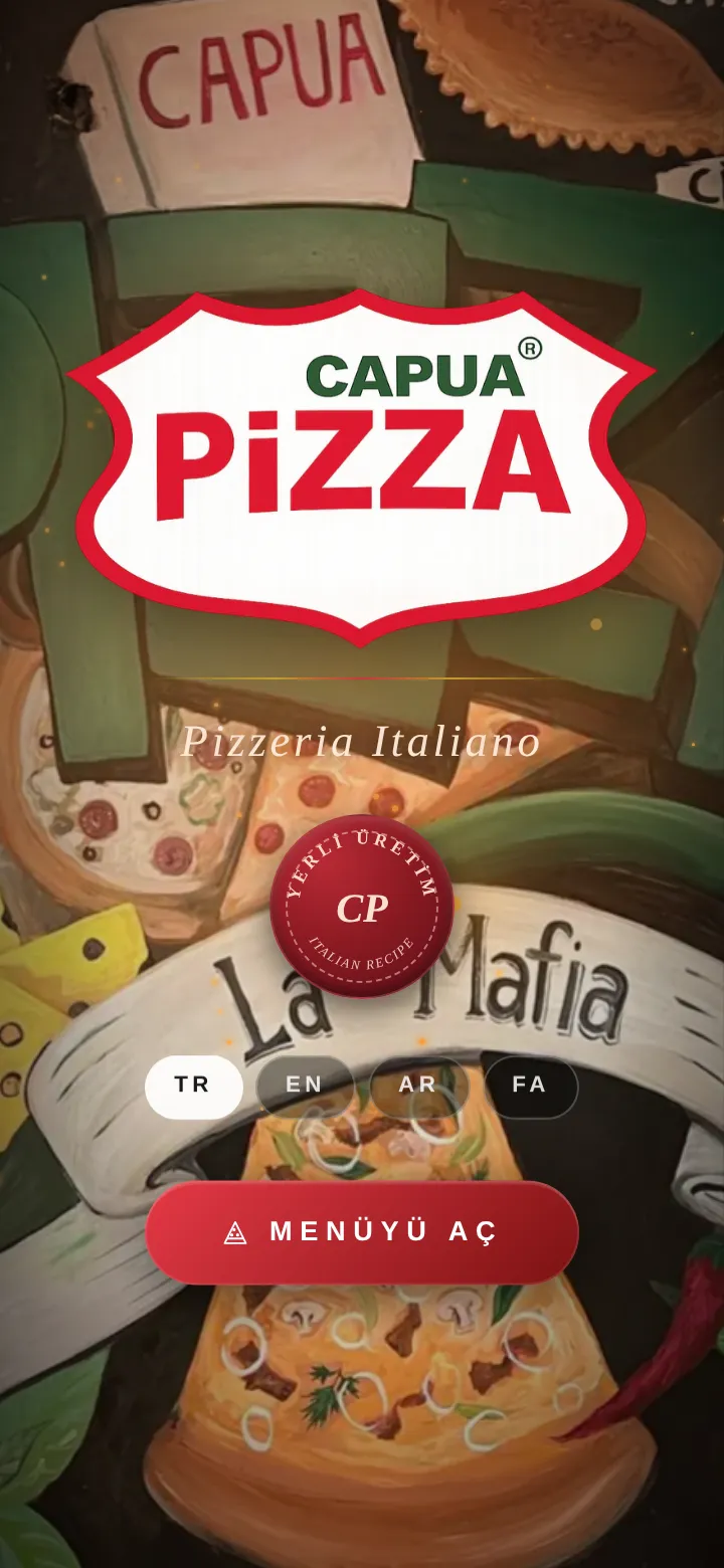 Capua Pizza menü önizleme