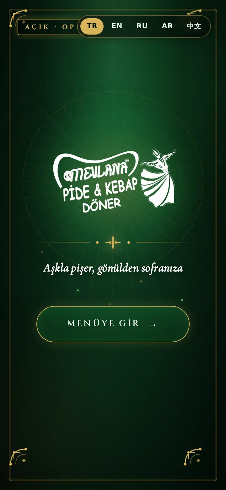K.S Mevlana Pide Kebap Döner menü önizleme