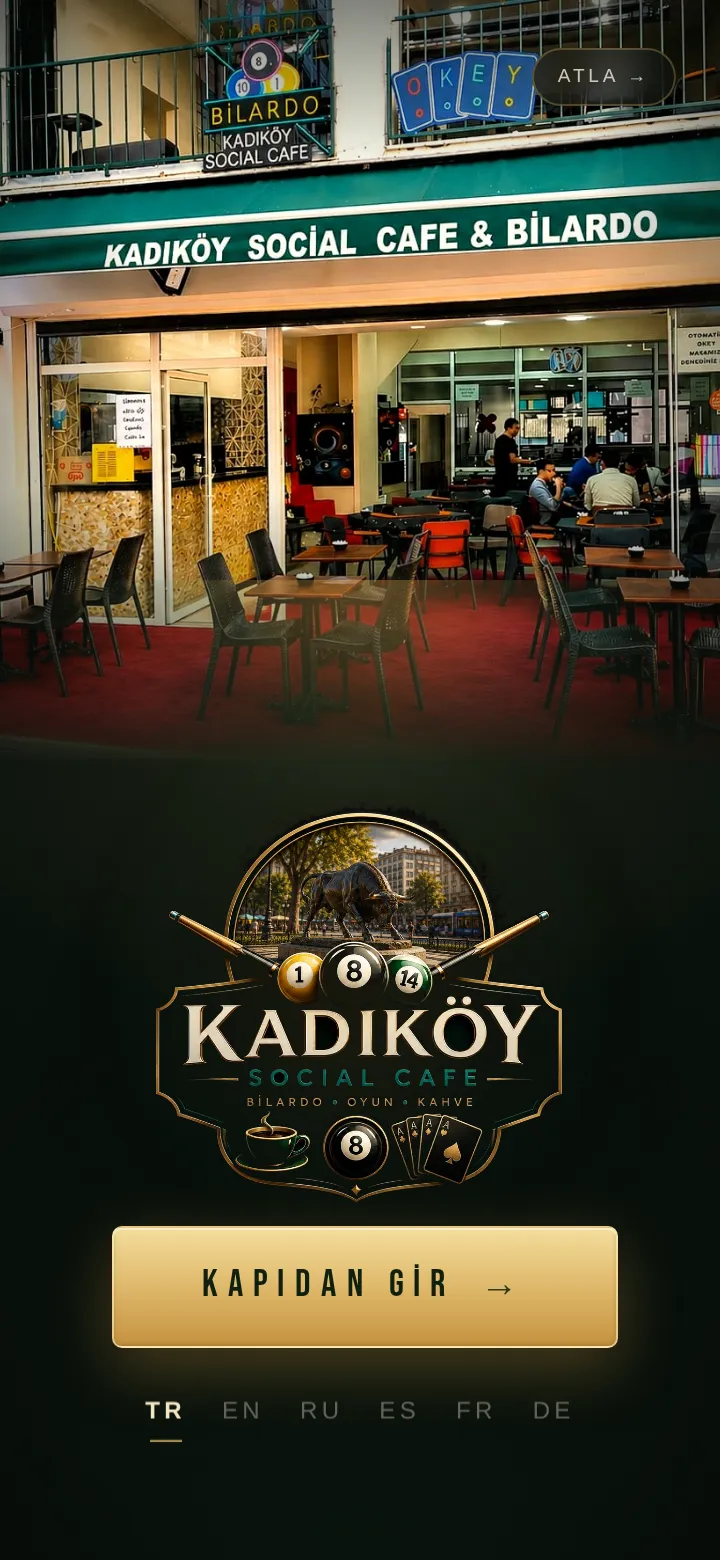 KADIKÖY SOCIAL CAFE & Bilardo menü önizleme